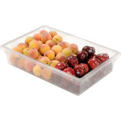 Rubbermaid 3308-00 Clear Plastic Box 8.5 Gallon 18 x 26 x 6 - Pkg Qty 6