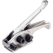 Pac Strapping Manual Tensioner for All Plastic Strapping for Up To 3/4&quot; Strap Width, Silver