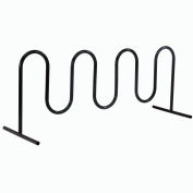 Global Industrial™ 9-Bike Wave Bike Rack, Black, Free Standing