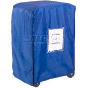 Global Industrial™ Blue Nylon Cover For 3 Lug Cart