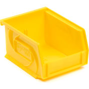 LEWISBins Plastic Stacking Bin PB54-3 - 4-1/8"W x 5-3/8"D x 3"H, Yellow - Pkg Qty 24