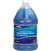 Global Industrial™ Concentrated VOC Free Glass & Mirror Cleaner, Gallon Bottle, 2 Bottles
