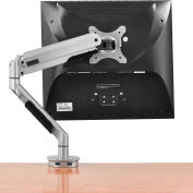 Interion® Gas Spring Single Monitor Desk Mount