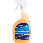 Global Industrial Citrus Cleaner & Degreaser - Case of Six 32 oz. Trigger Spray Bottles