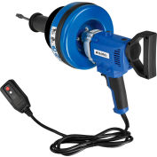 Global Industrial™ Electric Handheld Drain Cleaner For 3/4"-3"ID, 0-500 RPM, 3 Cables