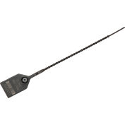 Global Industrial Adjustable Plastic Truck Seal, 9"L, Black, 100/Pack