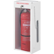 Global Industrial™ Fire Extinguisher Cabinet, Surface Mount, Lockable, Fits 2-1/2-5 Lbs.