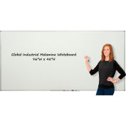 Global Industrial™ Melamine Dry Erase Whiteboard - 4' x 8' - Double Sided