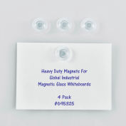 Global Industrial Heavy Duty Magnets, Pack of 4