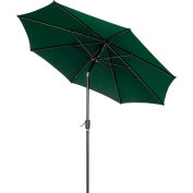 Global Industrial™ Outdoor Umbrella with Tilt Mechanism, Olefin Fabric, 8-1/2'W, Green