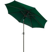 Global Industrial Outdoor Umbrella with Tilt Mechanism, Olefin Fabric, 8-1/2'W, Green