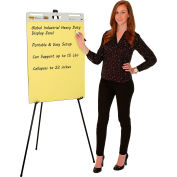 Global Industrial Portable Easel Stand Heavy Duty Instant Collapsible Tripod, Black, Aluminum