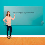Global Industrial™ Frosted Glass Dry Erase Board, 96" x 48"