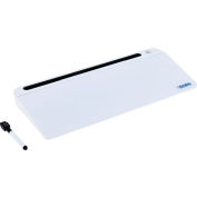 Global Industrial™ Desktop Glass Dry Erase Pad, 18"W x 4"H