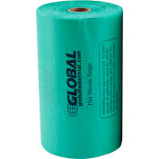 Global Industrial™ Pet Waste Plastic Bags With Tie-Handles, Green, 400 Bags/Roll