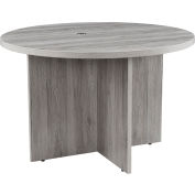 Interion® 42" Round Conference Table, Gray