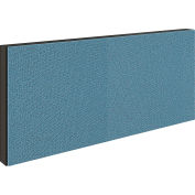 Interion® Modular Partition Stacking Panel with Fabric, 36"W x 16"H, Blue