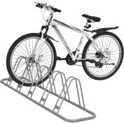 Global Industrial™ Bicycle Parking Rack, Adjustable, 5-Bike Capacity, Single Sided Version