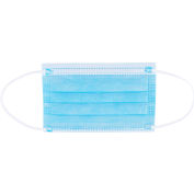 Disposable 3-Ply Face Mask, Youth Size, Individually Packed, 50/Box