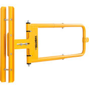 Global Industrial™ Adjustable Safety Swing Gate, 24"-40"W Opening, Yellow