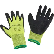 Global Industrial™ Flat Polyurethane Coated Gloves, Hi-Viz Lime, Medium -  Pkg Qty 12