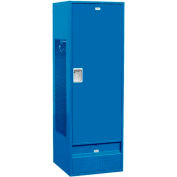 Steel Gear Locker With Solid Door, 24"Wx24"Dx72"H, Blue, Unassembled