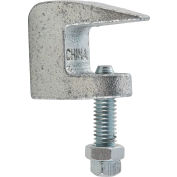 Global Industrial 3/8" Rod Size Beam Clamp, Electro-Galvanized Steel - Pkg Qty 5