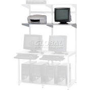 Global Industrial™ Additional 48"W x 18"D Shelf for LAN Workstation, 1/Pack