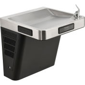 Refrigerated Drinking Fountain, Filtered, Graphite/Stainless Steel, by Global Industrial™