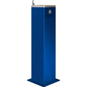 Global Industrial™ Outdoor Pedestal Drinking w/ Filter, Blue