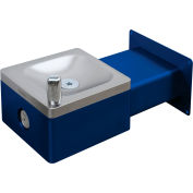 Global Industrial™ Outdoor Wall Mount Drinking Fountain, Blue