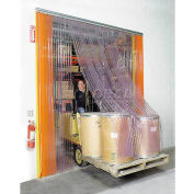 Global Industrial™ Scratch Resistant Strip Door Curtain 8'W x 8'H