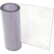 Replacement 12" x 9' Standard Clear Strip for Strip Curtain Doors 