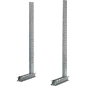 Cantilever Rack Single Sided Upright (1000 Series), 45" D x 6' H, 7400 Lbs Capacity