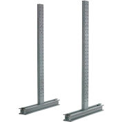 Cantilever Rack Double Sided Upright (1000 Series), 102" D x 6' H, 6600 Lbs Capacity