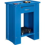 Global Industrial Liquid Assembly Repair Bench w/ Drainage Hole, 28"W x 20"D, Blue