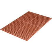 Apache Mills WorkStep™ Anti Fatigue Drainage Mat 1/2" Thick 3' x 5' Red