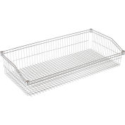 Nexel® Wire Shelf Basket 48"W x 18"D