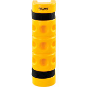 Global Industrial™ Rack Protector, 3" x 3" Opening, 18"H, Yellow