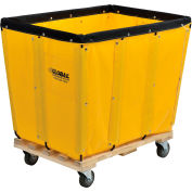 Global Industrial™ KD, 12 Bushel, Yellow Vinyl Basket Bulk Truck