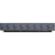Strong Hold® Heavy Duty Wall Mounted 8 Compartment Locker 81.4-8D-180
