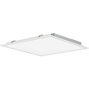 Global Industrial™ LED Panel Light, White Frame, 2'x2', 32W, 4000 Lumens, 5000K, 0-10V Dimming - Pkg Qty 2