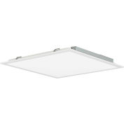 Global Industrial LED Panel Light, White Frame, 2'x2', 32W, 4000 Lumens, 5000K, 0-10V Dimming - Pkg Qty 2