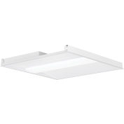 Global Industrial™ LED 2'x2' Troffer 36W 4500 Lumens 4000K Center Basket CRI>80, 0-10V Dim, DLC Prem