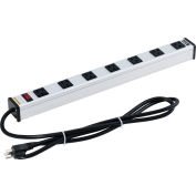Global Industrial Surge Protected Power Strip, 7 Outlets, 15A, 450 Joules, 6' Cord