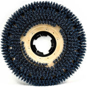 Malish 18" Clean Grit General Purpose Scrub Brush w/Univ Clutch Plate, Blue