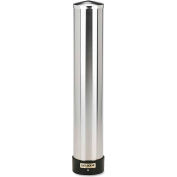 Pull-Type Wall Mounted Large Water Cup Dispenser, Stainless Steel