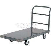 Global Industrial™ Steel Deck Platform Truck 36 x 24 1400 Lb. Capacity 5" Rubber Casters
