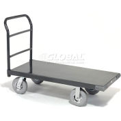 Global Industrial™ Steel Deck Platform Truck 48 x 24 1200 Lb. Capacity 8" Pneumatic Casters