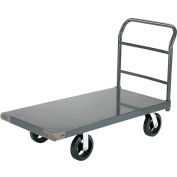 Global Industrial™ Steel Deck Platform Truck 60 x 30 2400 Lb. Capacity 8" Rubber Casters